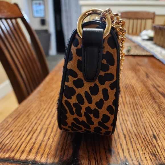 Michael Kors Carmela Leopard Print Women's Small Bag - Picture 11 of 13